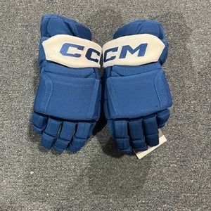 New Blue CCM HG12 Pro Stock Gloves Colorado Avalanche Team Issued 15”