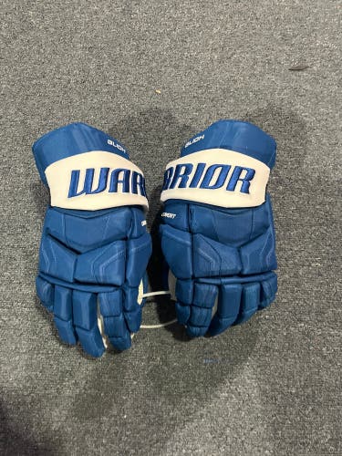 New Blue Warrior Covert QRE Pro Stock Gloves Colorado Avalanche Blidh 14”