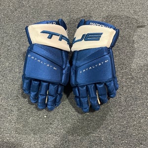 New Blue True Catalyst 9X Pro Stock Gloves Colorado Avalanche MacDonald 14”