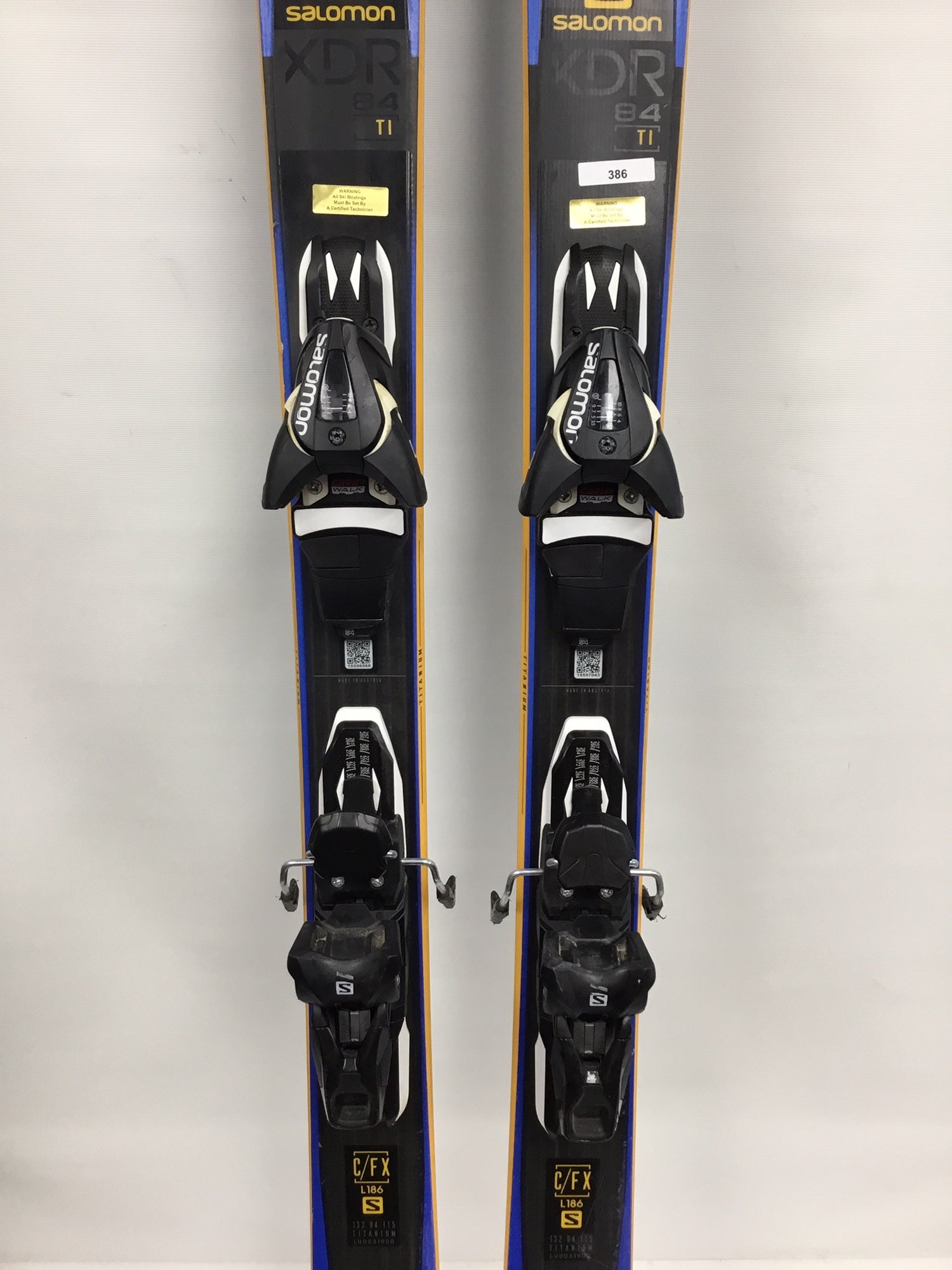 186 XDR Skis SidelineSwap