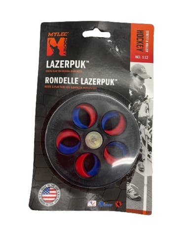 Mylec Rollerhockey LAZERPUK - Carded, Black