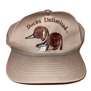 Vintage Ducks Unlimited Embroidered Double Duck Head DU Snapback Hat Cap Youngan