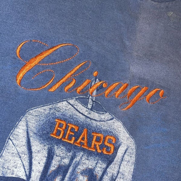 Chicago Bears Sweatshirt 90s Nutmeg Football Sweatshirt 