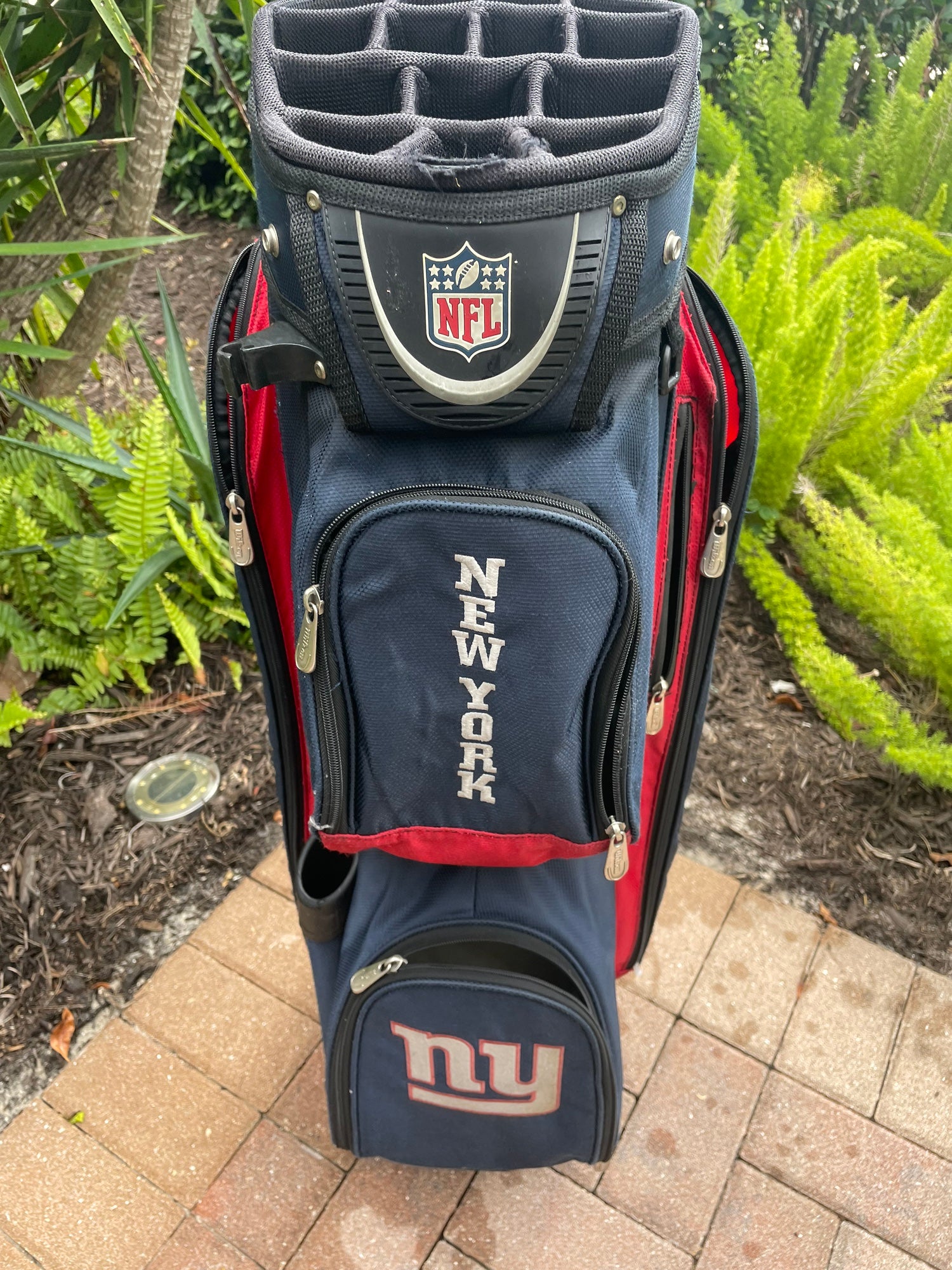 New York Giants WinCraft Caddie Carry Hybrid Golf Bag