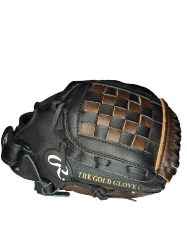 Rawlings Youth Players Series 11" Baseball Pattern Glove (Dark Brown/Black)