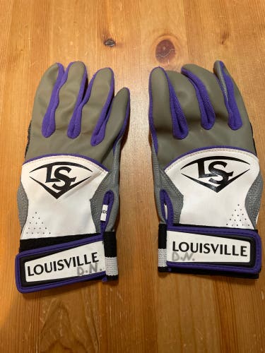 Louisville Slugger youth large batter glove set