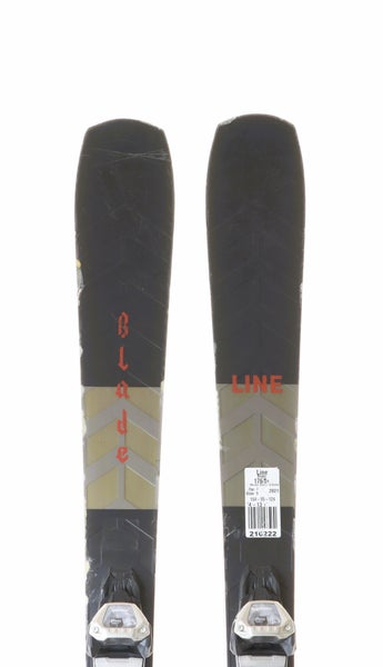 Used 2021 Line Blade Demo Ski with Marker Griffon 13 Bindings Size