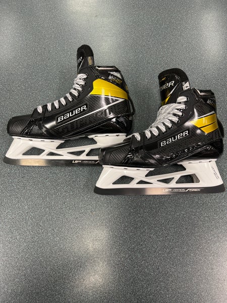 New Bauer Extra Wide Width Size 9 Supreme UltraSonic Hockey Goalie Skates