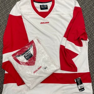2-Pack Bauer 900 White/Red Senior XL Jersey