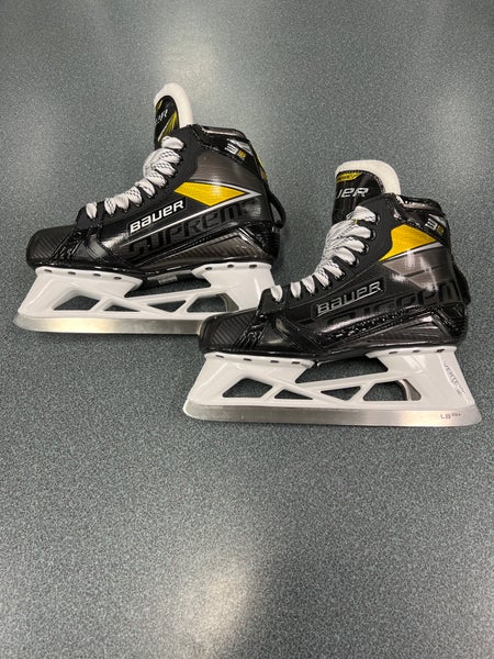 New Bauer Regular Width Size 8 Supreme 3S Pro Hockey Goalie Skates