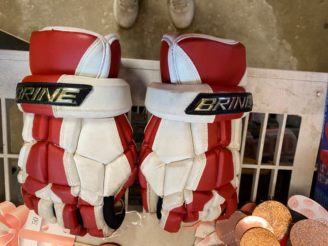 Used Player's Brine 12" Mogul Lacrosse Gloves