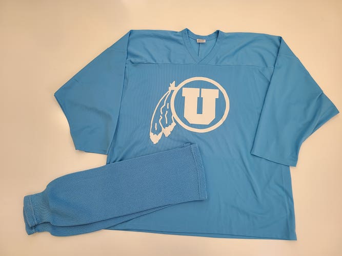 University of Utah Hockey practice Jersey Senior XL, light blue