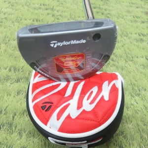 NEW * Taylormade SPIDER GT ROLLBACK Single Bend Silver 35" Putter + HC #GX