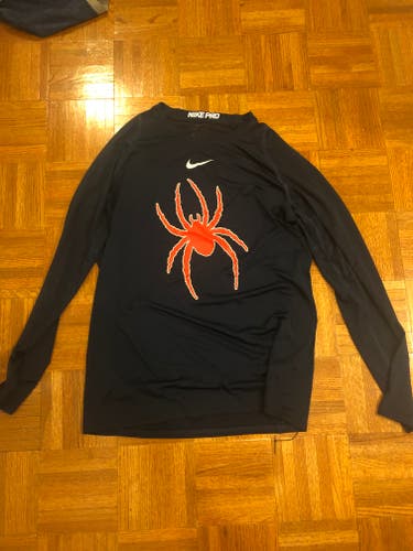 Blue Large Men's Nike Baseball Shirt