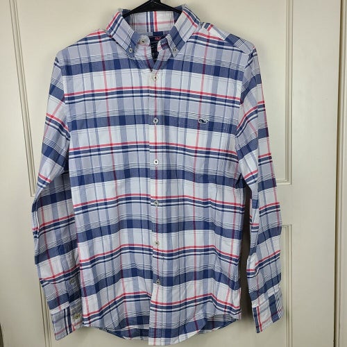 Vineyard Vines Slim Fit Tucker Shirt Men's Long Sleeve Plaid Size: XS
