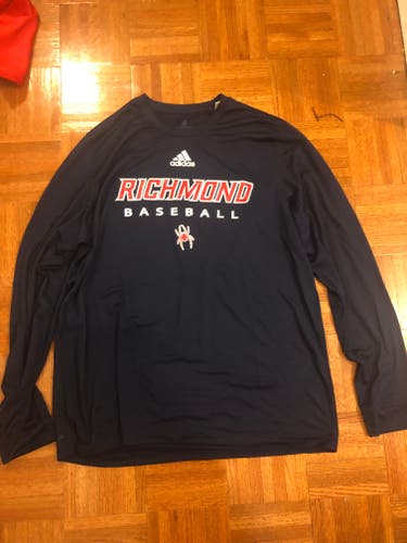 Blue New XL Men's Adidas Long Sleeve Shirt