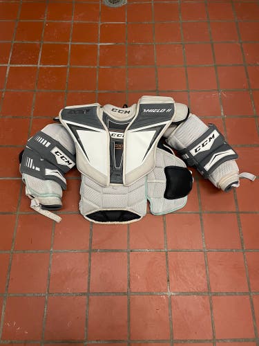 Used Small CCM Extreme Flex Shield 2 Goalie Chest Protector