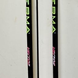 Kerma Vector Downhill Ski Poles, 52in (130cm) (Resizing-available), Black, Rossignol-Handles