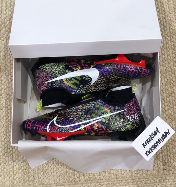 Nike Vapor Edge Pro OBJ Men's Football Cleats Size 13 Electro Purple  CI4757-004
