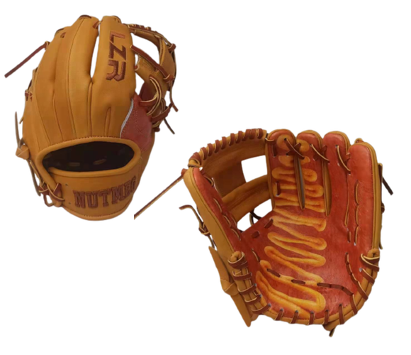 New - Lazer Pro Sports / Nutmeg Sporting Goods - "Nutmeg's Famous" Hot Dog Glove: 11.5"