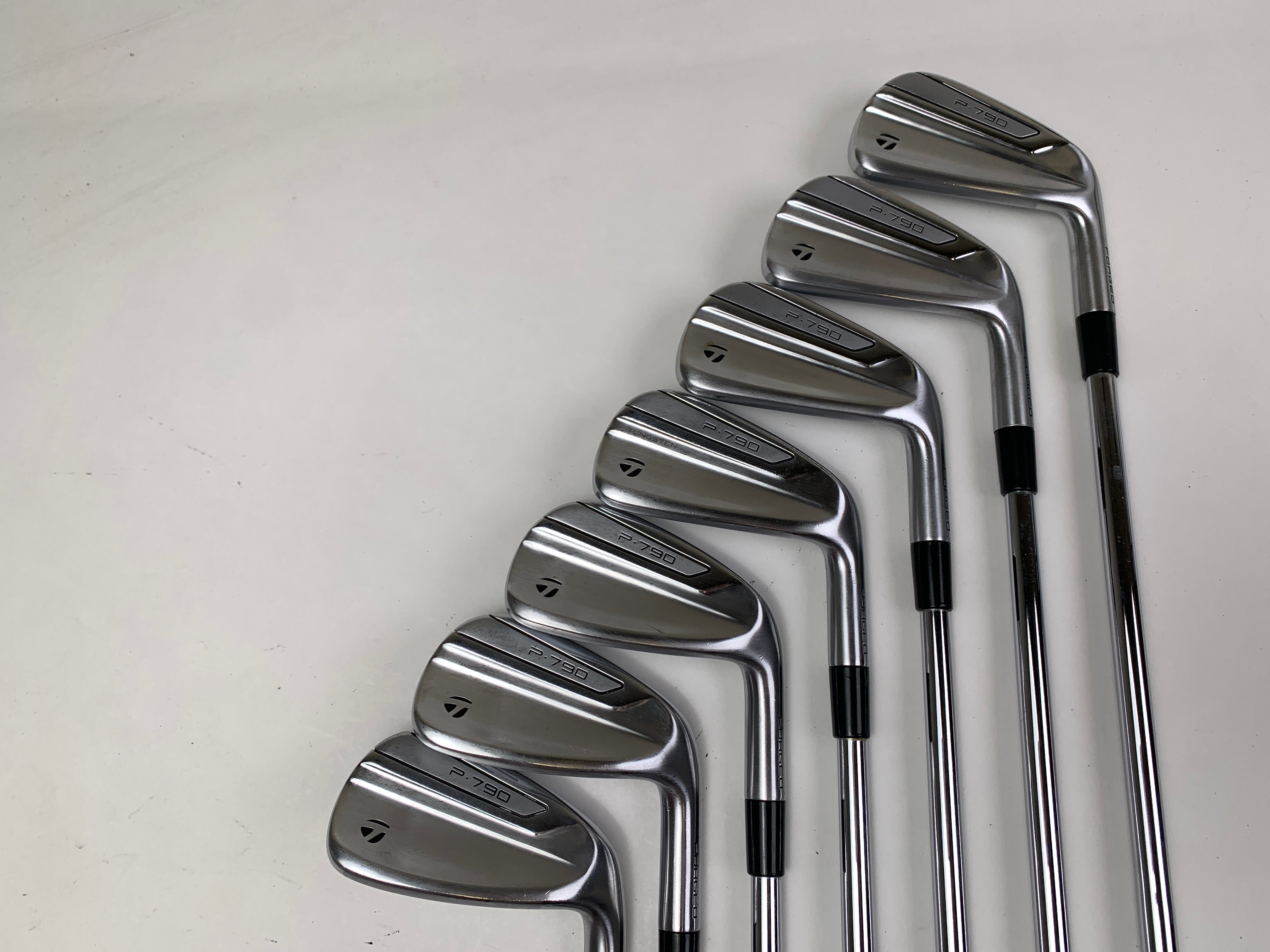 Taylormade P-790 Iron Set 4-PW KBS $-Taper 120g Stiff Steel Mens