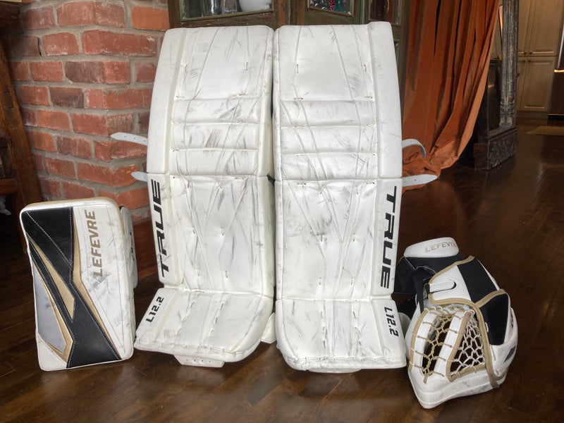 Used 33" True Lefevre L12.2/L20.1 Goalie Full Set