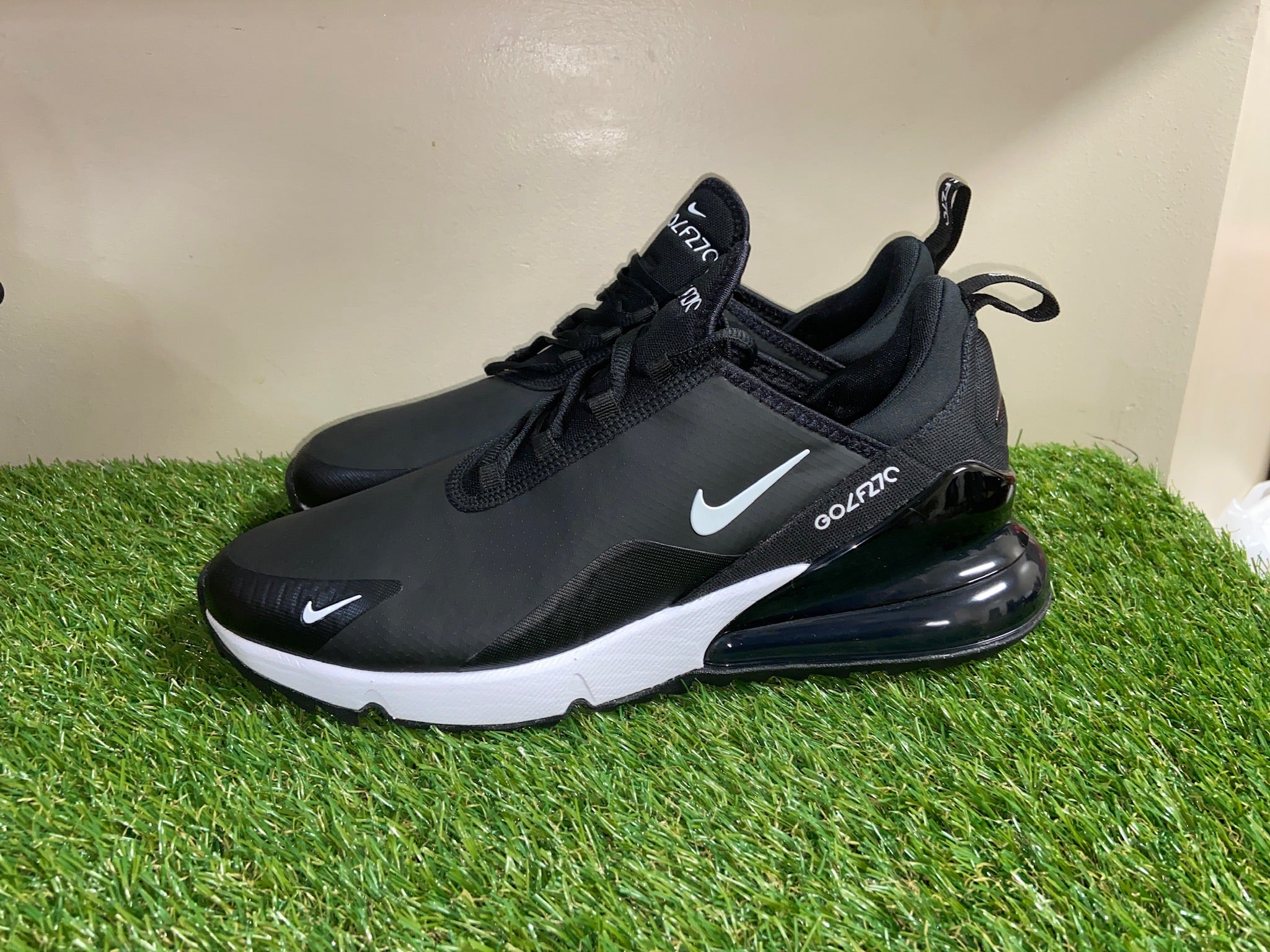 Nike Air Max  G Golf Men's Shoes Black/Hot Punch/White