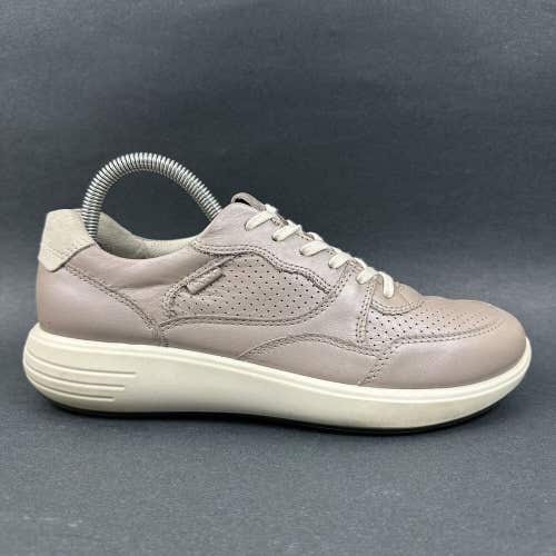 Ecco Soft 7 Runner Lace Up Sneaker Size 8 US 39 EUR White Shoes Danish