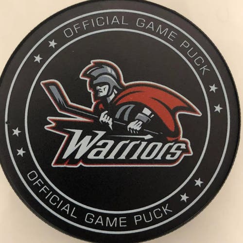 WARRIORS OFICIAL GAME  PUCK