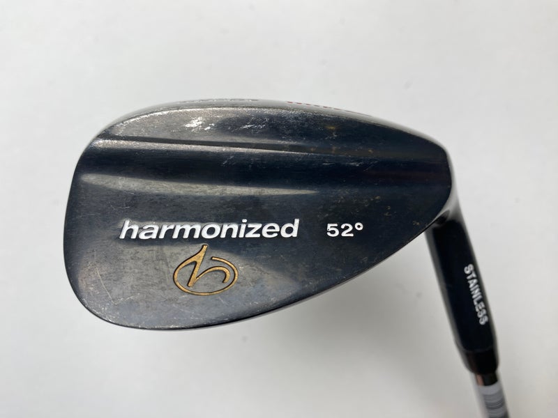Wilson Harmonized Black Chrome Gap Wedge GW 52* Wedge Steel Mens RH