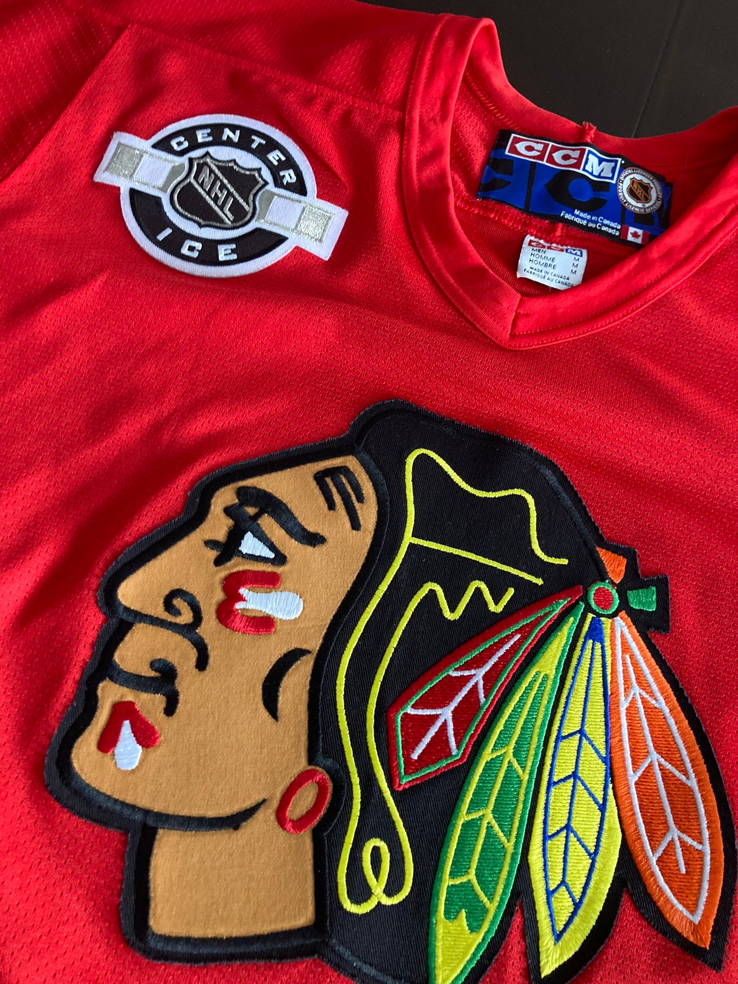 Chicago Blackhawks Reebok NHL Primary Logo Men T Shirt Red