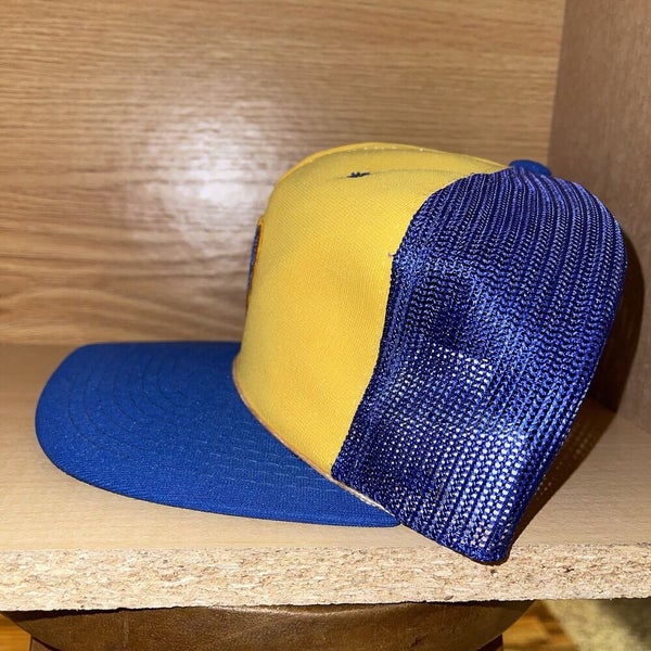 Rare Vintage San Francisco Giants MLB Navy Blue Strapback Hat Stitched  Orange SF