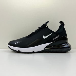 Nike Air Max 270 G Golf Shoes Black White Mens Size 9 Spikeless CK6483-001