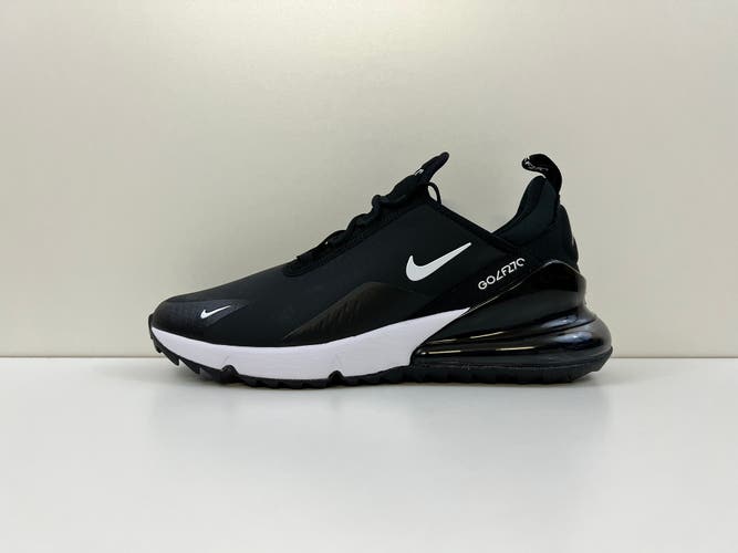 Nike Air Max 270 G Golf Shoes Black White Mens Size 9 Spikeless CK6483-001