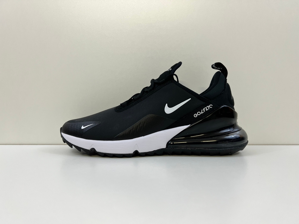 Nike Air Max 270 G Golf Shoes Black White Mens Size 12 Spikeless CK6483-001