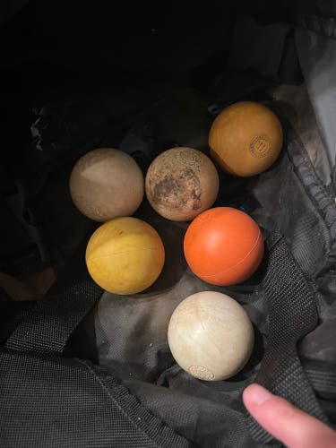 Lot of 6 balls lax Lacrosse