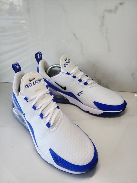 Nike Air Max 270 Men's Golf Shoes White / Racer Blue