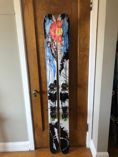 High Society Powchickawowwow 185cm with Tyrolia Attack 13 Bindings