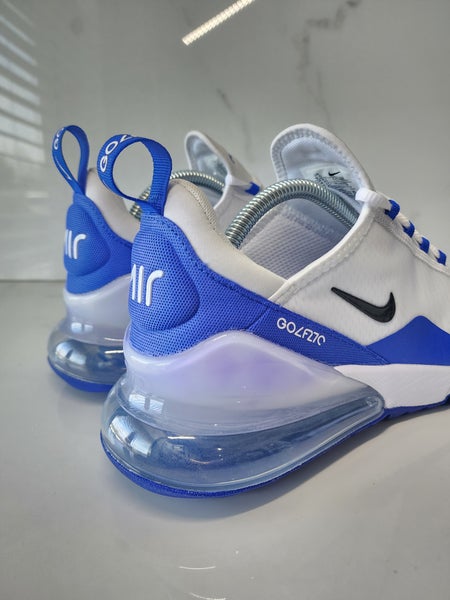 Nike Air Max 270 Men's Golf Shoes White / Racer Blue