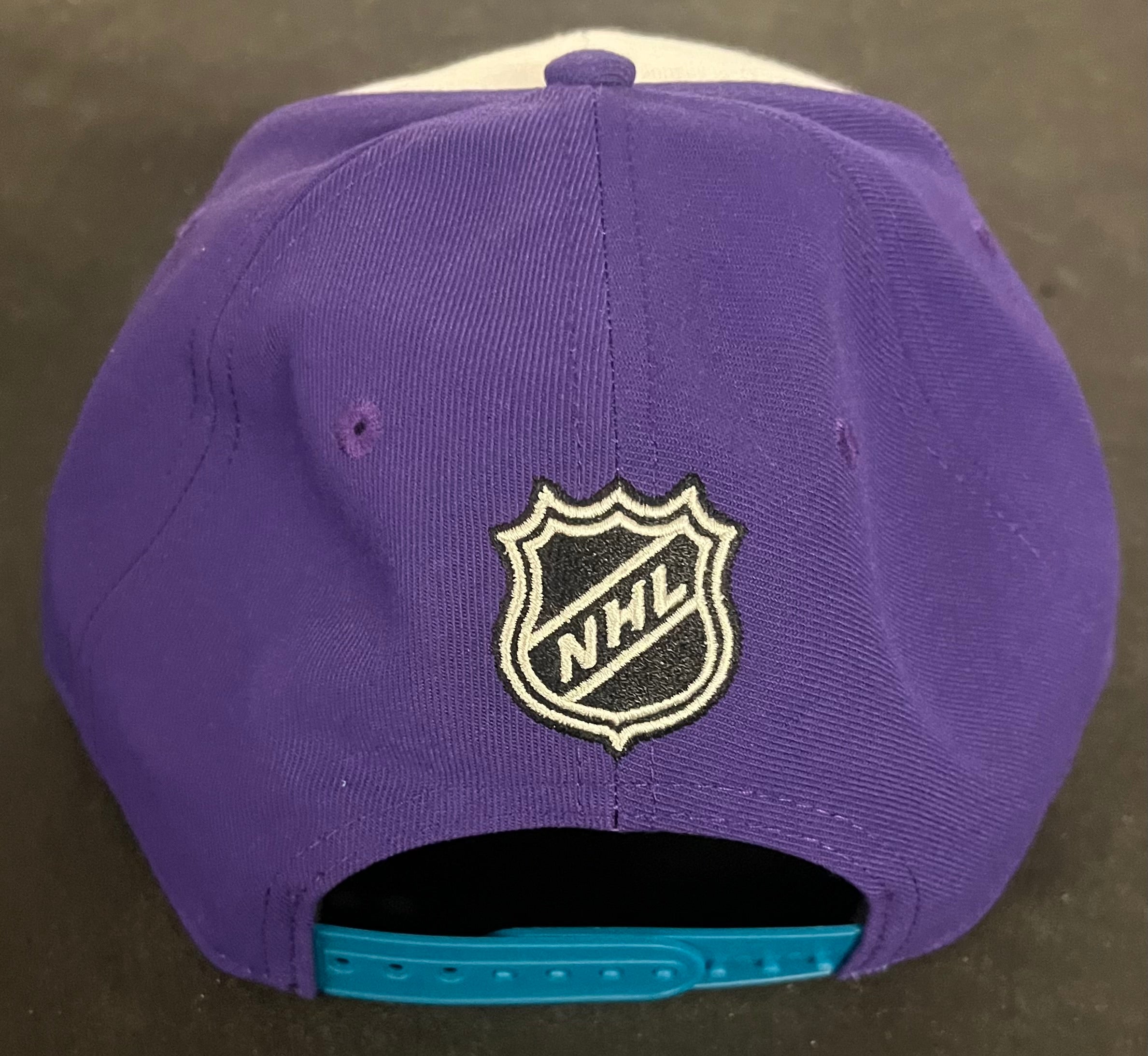 Men's Los Angeles Kings Mitchell & Ness Purple Vintage Hat Trick