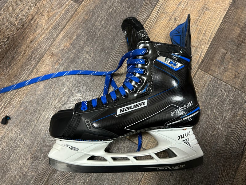 Used Bauer Regular Width Size 11 Nexus 2N Hockey Skates, WITH 2 SETS OF STEEL!!
