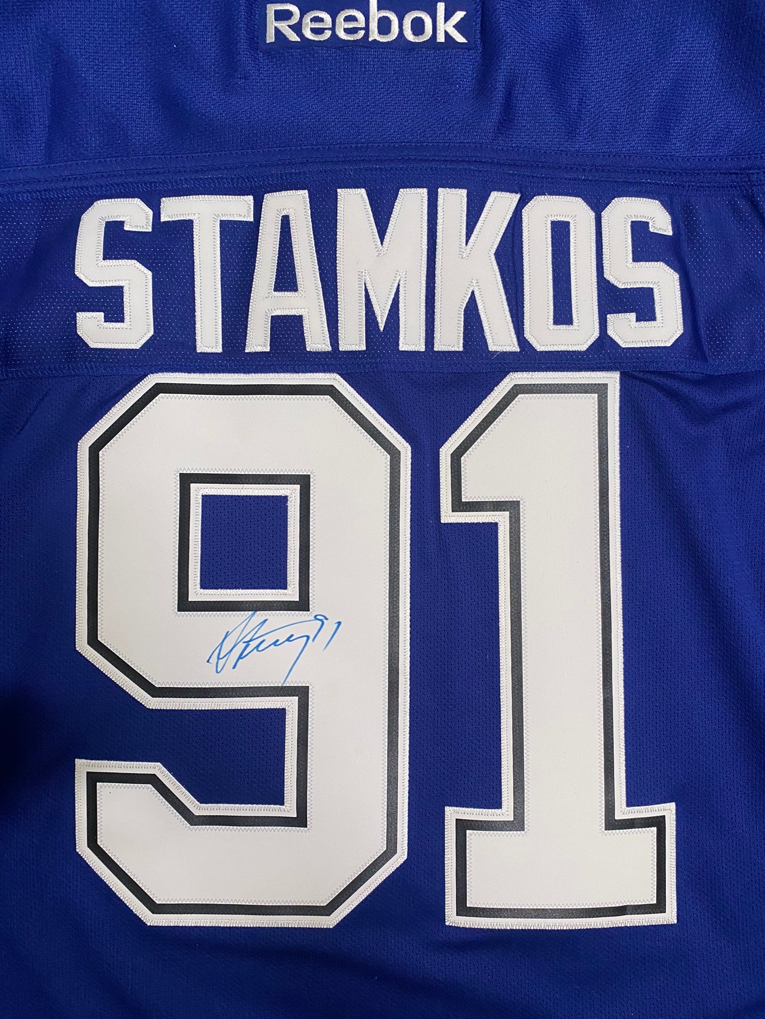 Tampa Bay Lightning Authentic Autographed Stamkos (Black Alternate Fanatics  Breakaway Jersey)