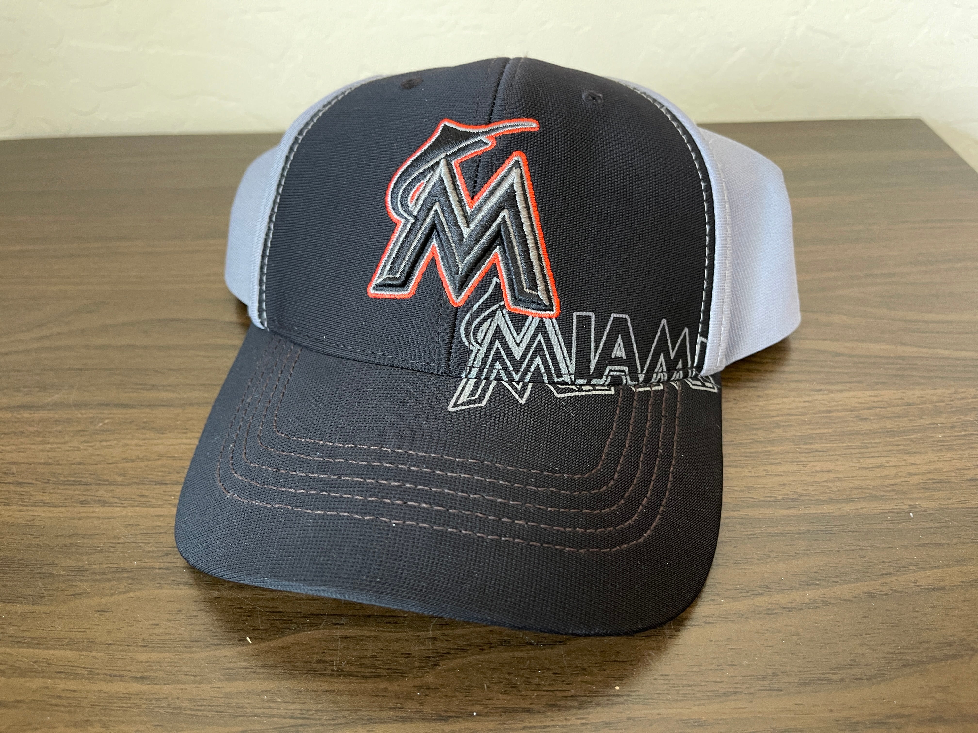 Miami Marlins 47 Brand NWT Gray/Blue Hat Cap