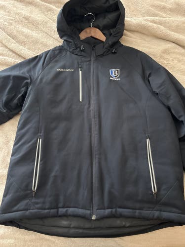 Bentley University NCAA D1 Mens Hockey Bauer Winter Jacket (Smoke Free) Medium