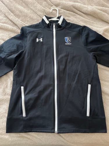 Bentley University NCAA D1 Under Armour Mens Medium, Zip up, Team Issued, Smoke Free