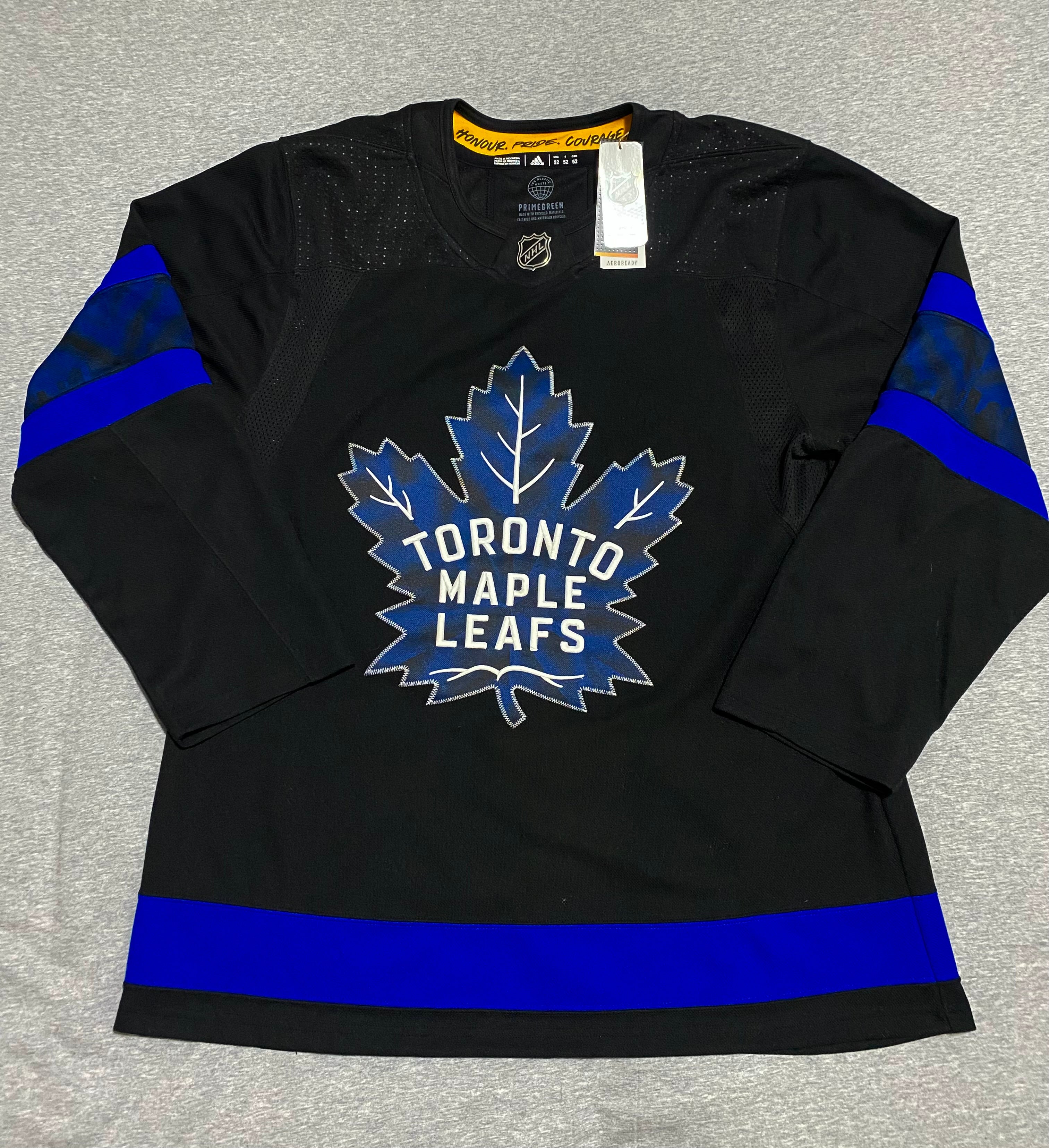 Toronto Maple Leafs x drew house Adidas Authentic Alternate Jersey Size 52