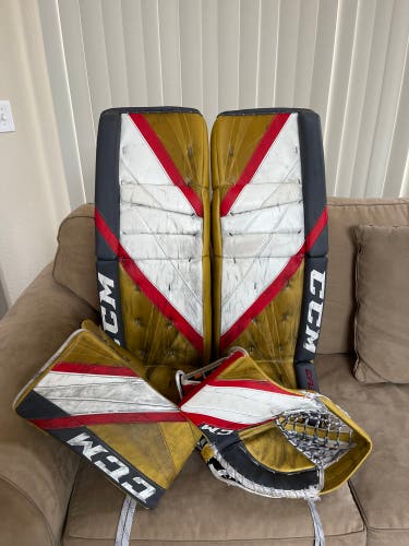 CCM EFlex 5 pro 35+1 pads , glove and blocker