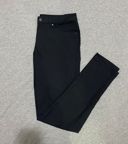 Lululemon ABC Skinny-Fit Pant Warpstreme - 32 - Obsidian