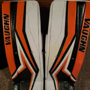 Used 34+1 Vaughn SLR3 Goalie Leg Pads