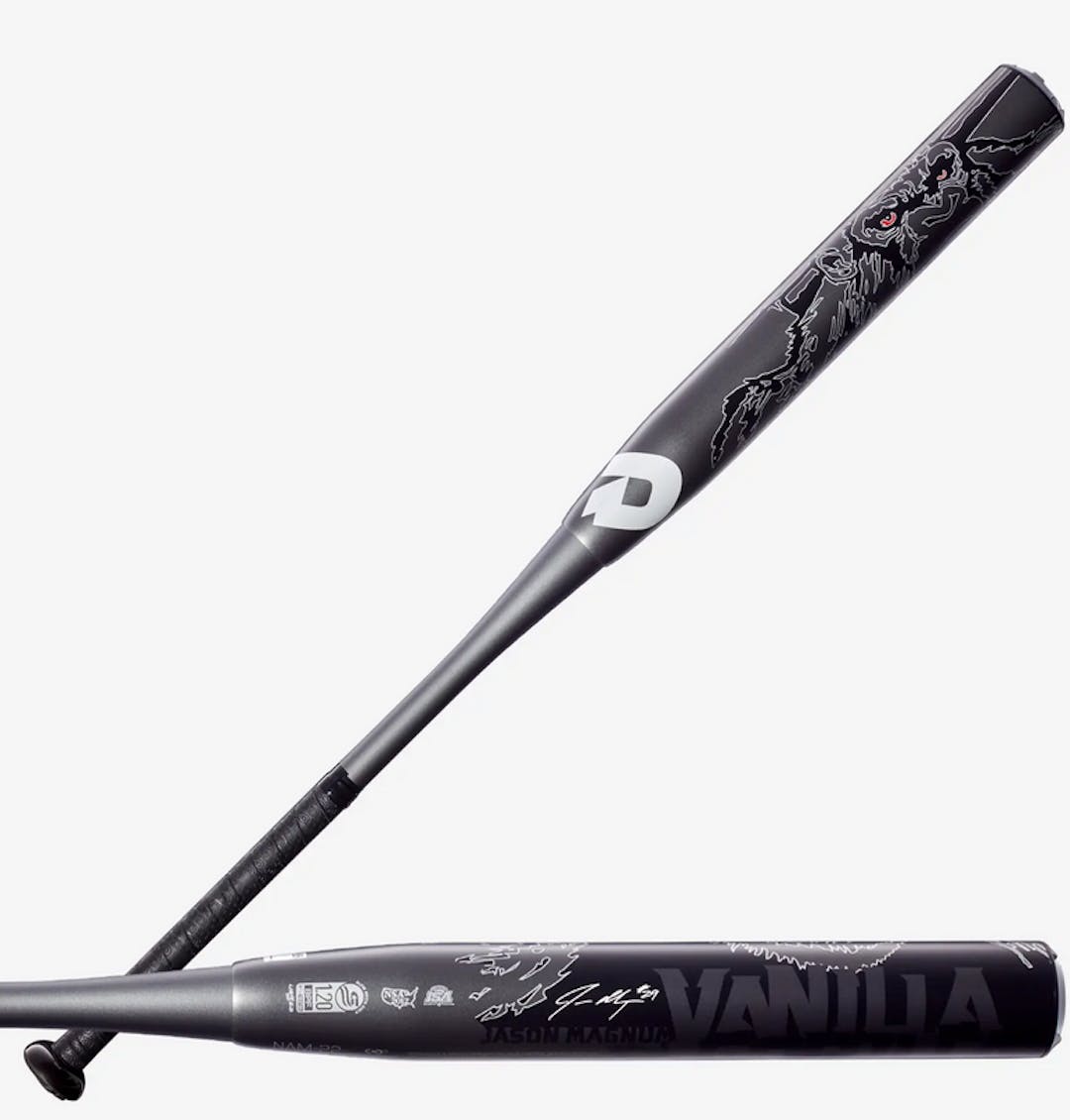 Batte Softball DeMarini Nautalai Vanilla Gorilla Magnum, 27 Oz, 34 Pouces, USSSA, 2023